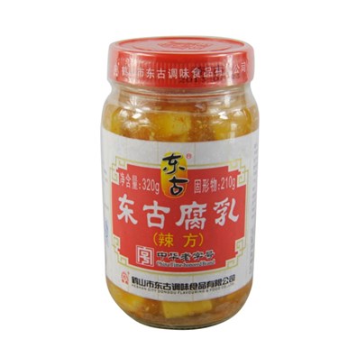320g东古腐乳 现价:5.60元